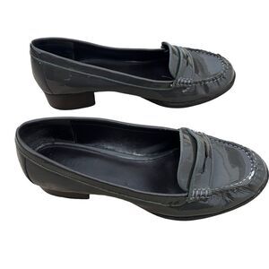 Lauren Ralph Lauren Gray Patent Leather Loafers